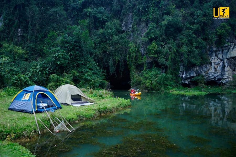Cắm trại ngoài trời ở Thung Nham 